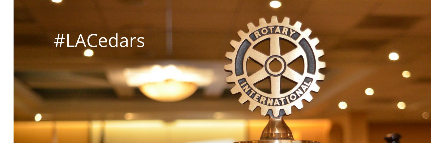 LA Cedars Rotary banner
