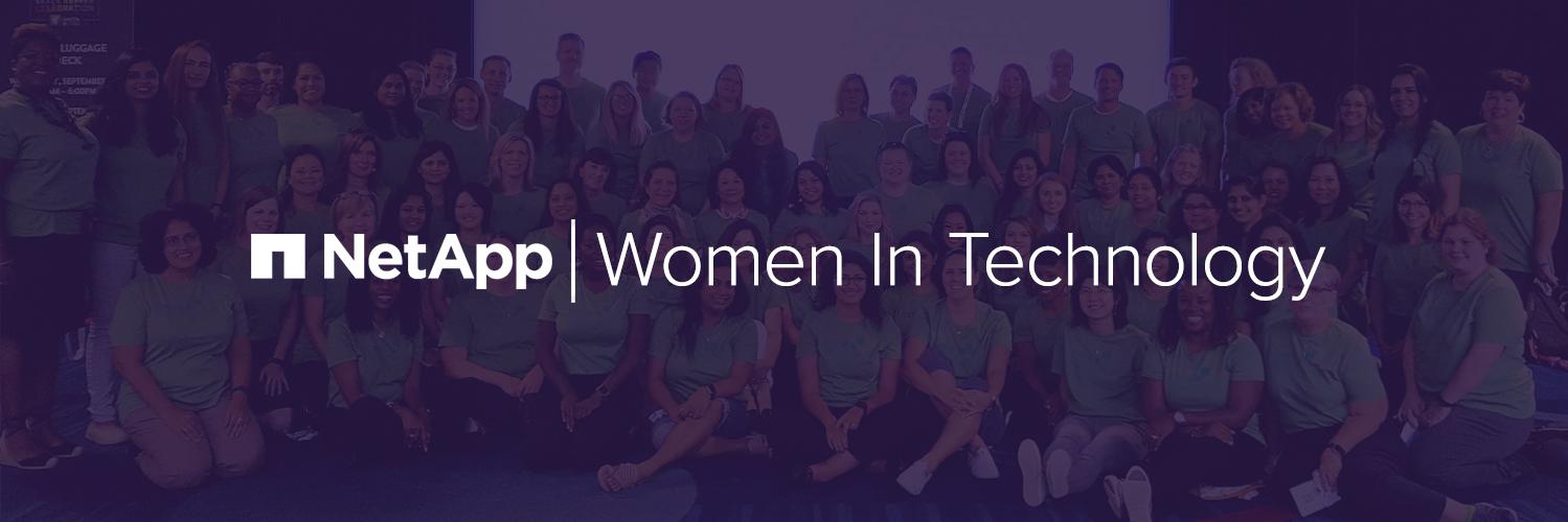 Women in Technology @ NetApp banner