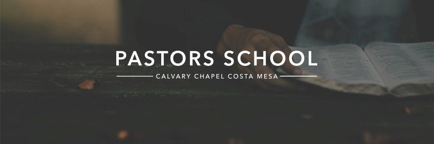 The Pastors School banner