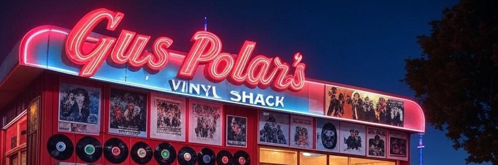 Gus Polar’s Vinyl Shack banner