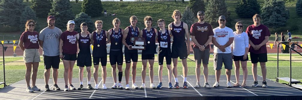 Arlington Track and Field banner