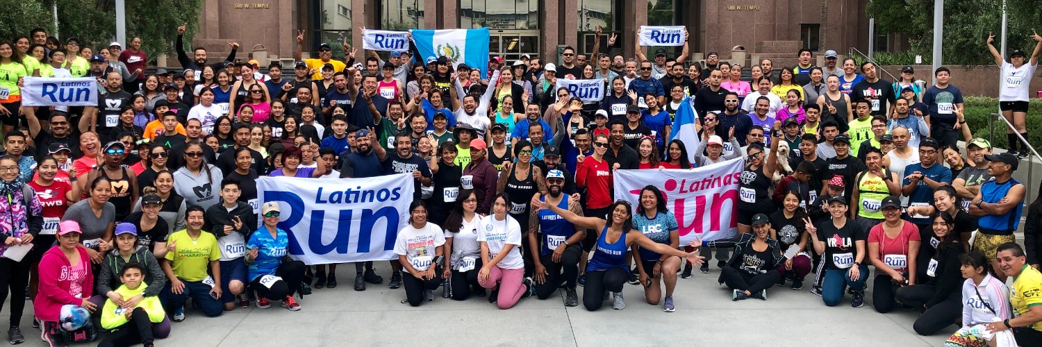 Latinos Run banner