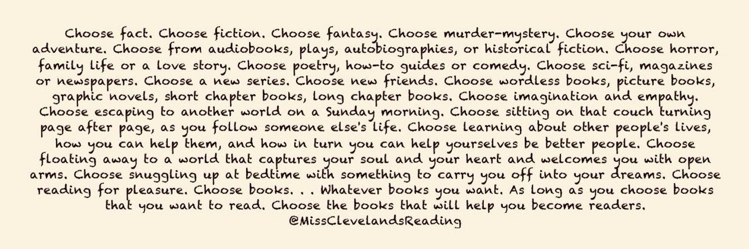 Miss Cleveland 📚☕️ Profile Banner