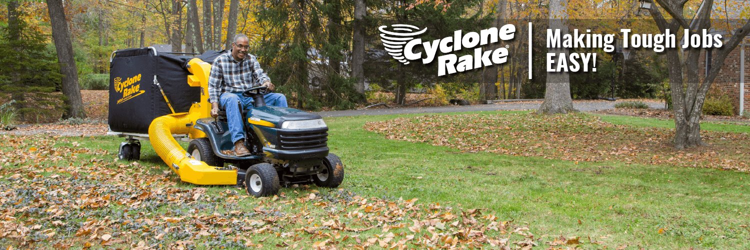 Cyclone Rake banner