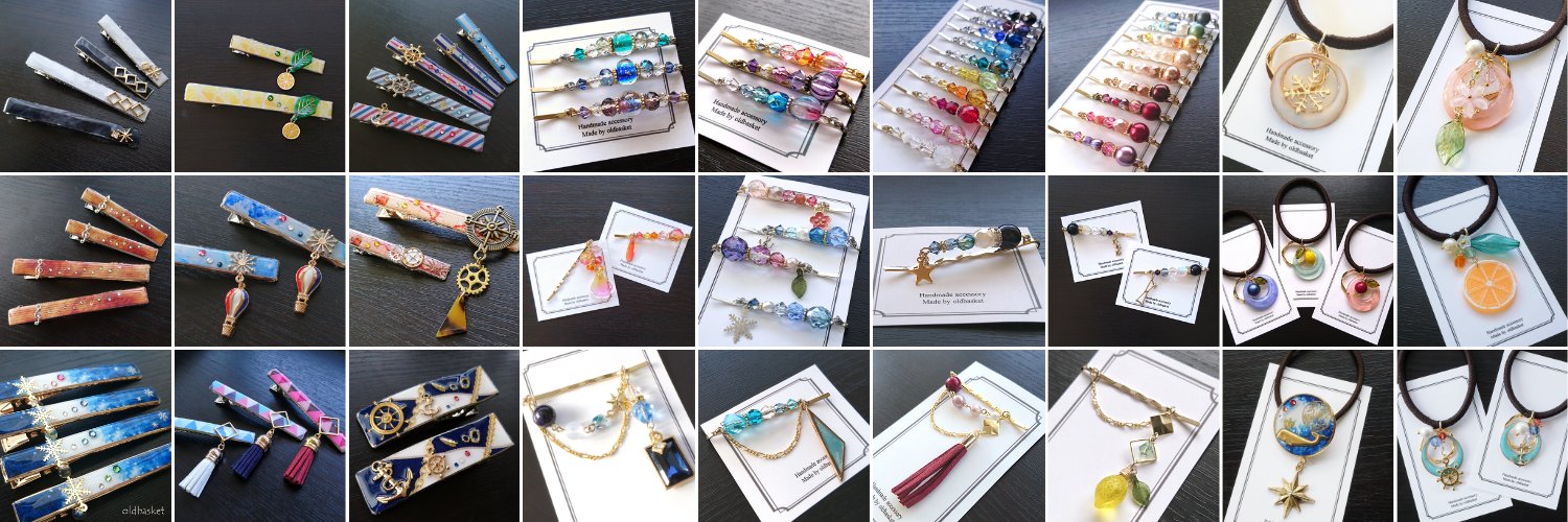 oldbasket ⚓ ヘアアクセサリー専門店 banner