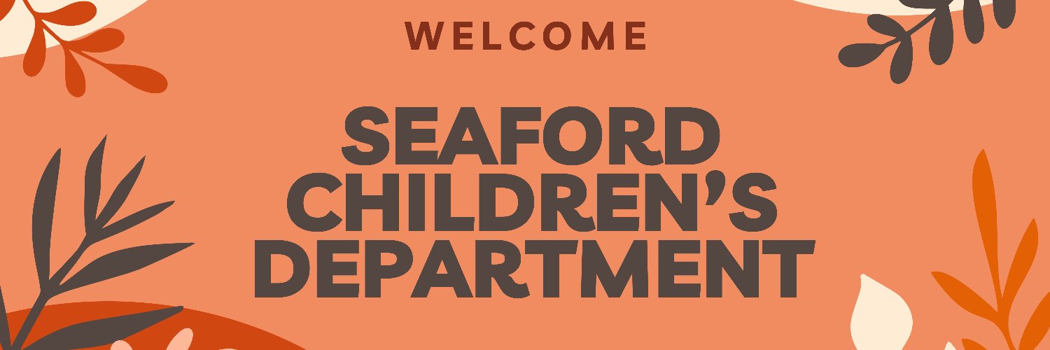Seaford Library Children’s Department banner