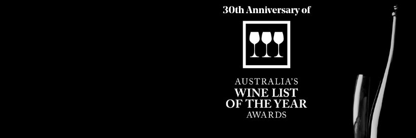 Australia's Wine List of the Year Awards banner