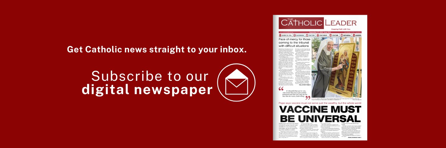 The Catholic Leader banner