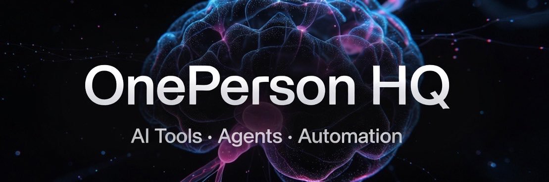 OnePersonHQ's profile banner image