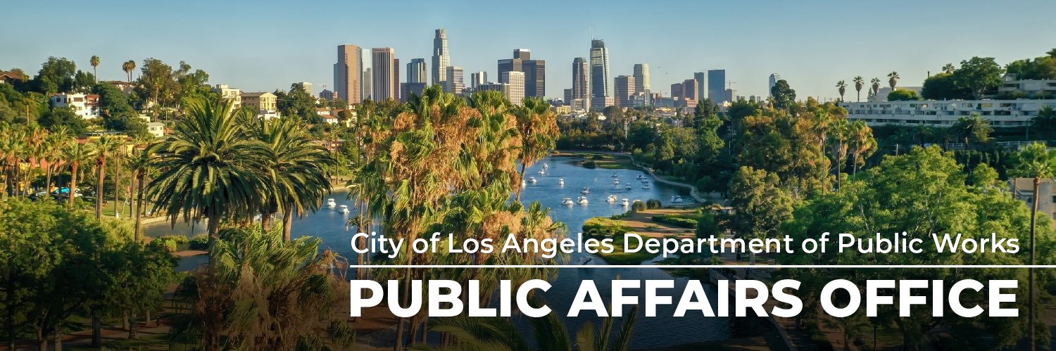 LA City Public Works banner