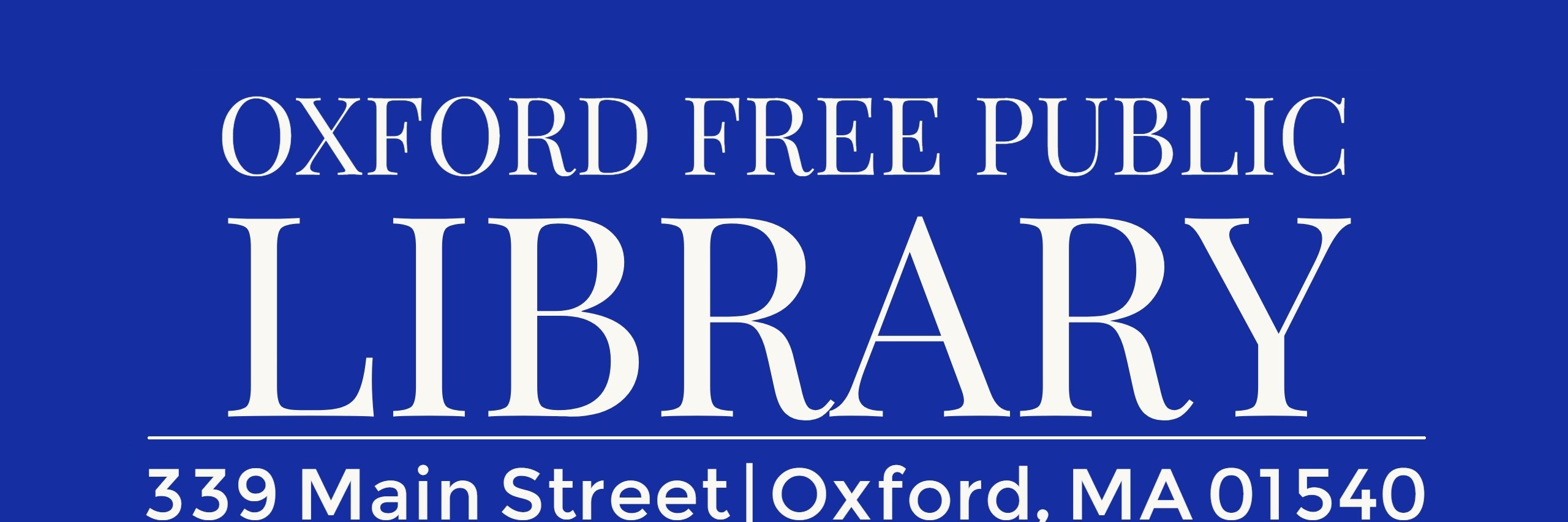Oxford Library banner