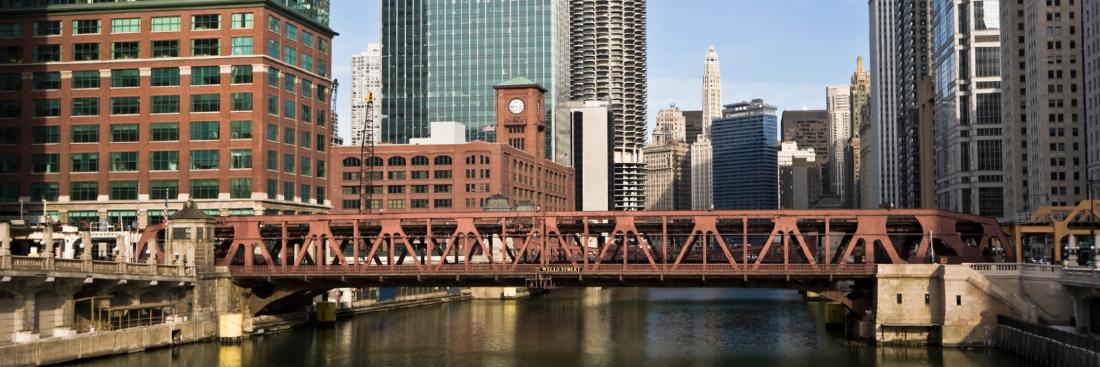 Greater River North Business Association banner