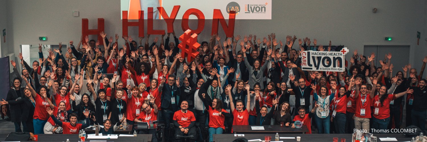 Hacking Health Lyon banner