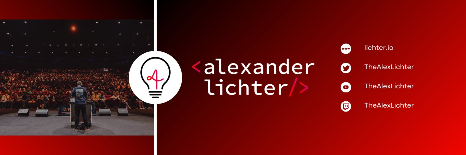 🦋 Alexander Lichter's banner