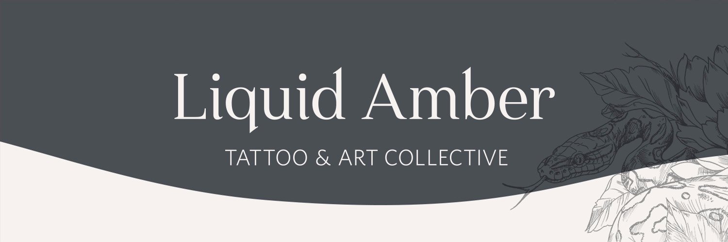 Liquid Amber Tattoo banner