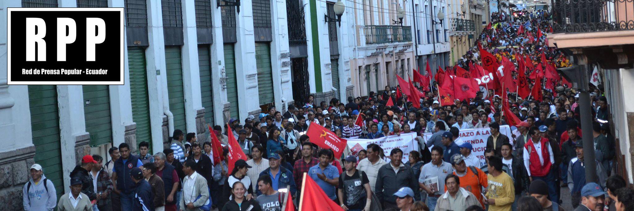 Red Prensa Popular Ecuador banner