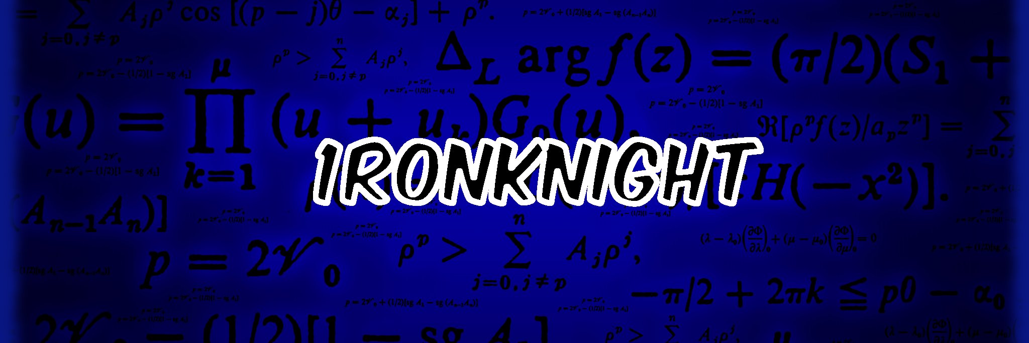 1r0nKnight's profile banner image