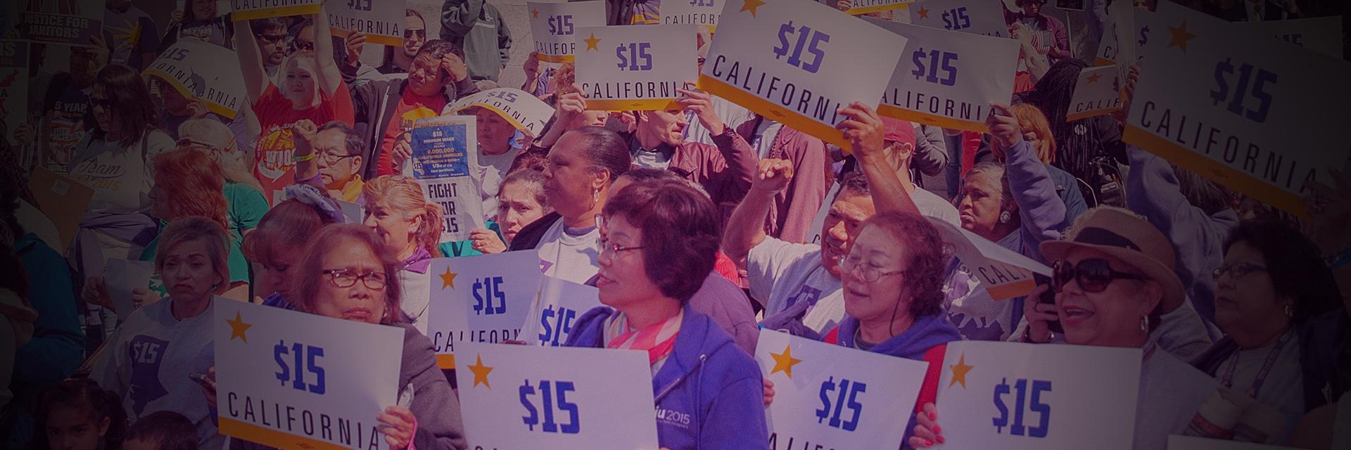 SEIU California's banner