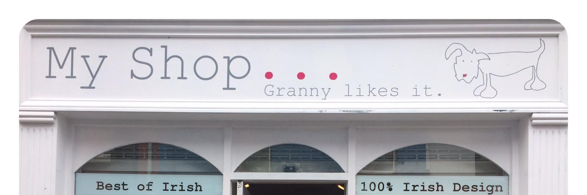My Shop... banner