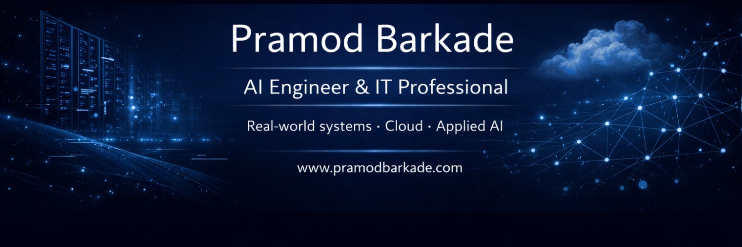 Pramod Barkade banner