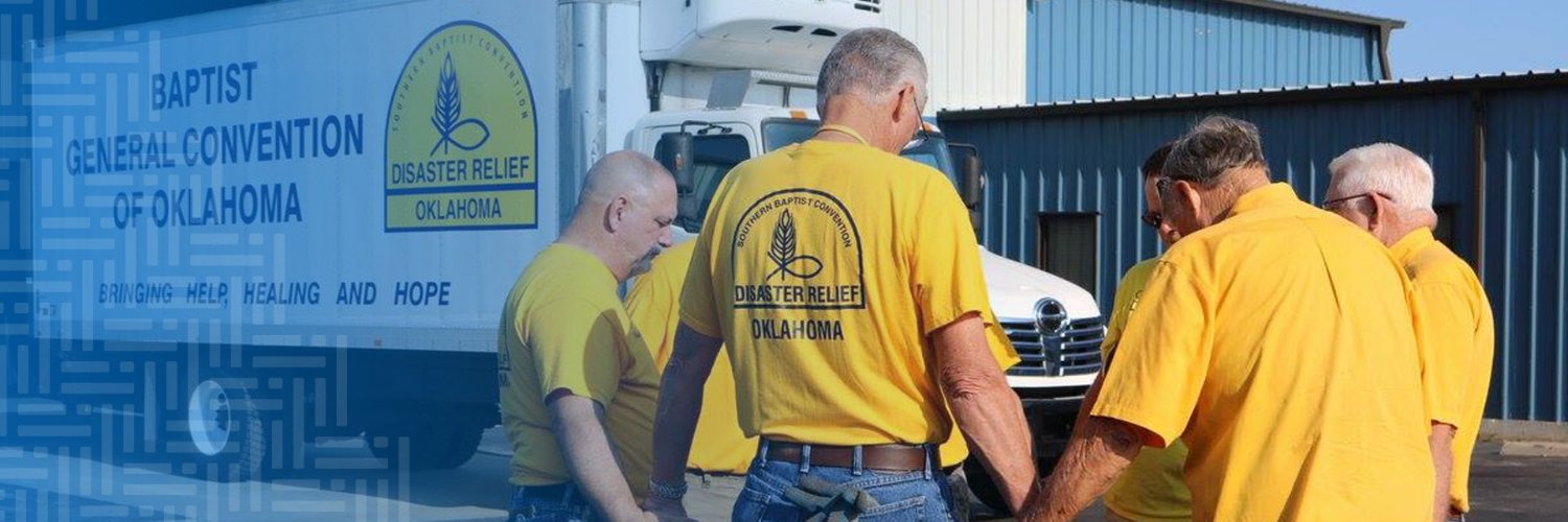 Oklahoma Baptist Disaster Relief banner