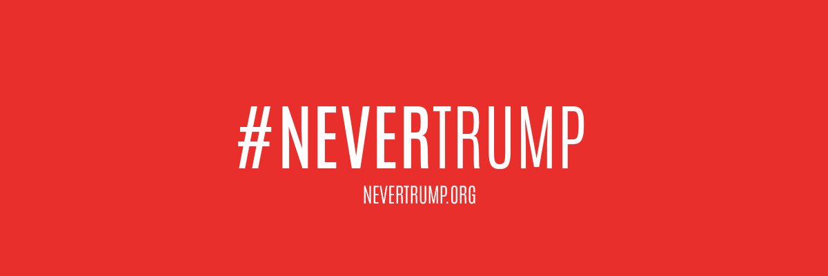 Never Trump banner