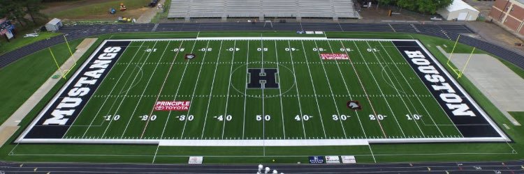 HHS Mustang Football banner