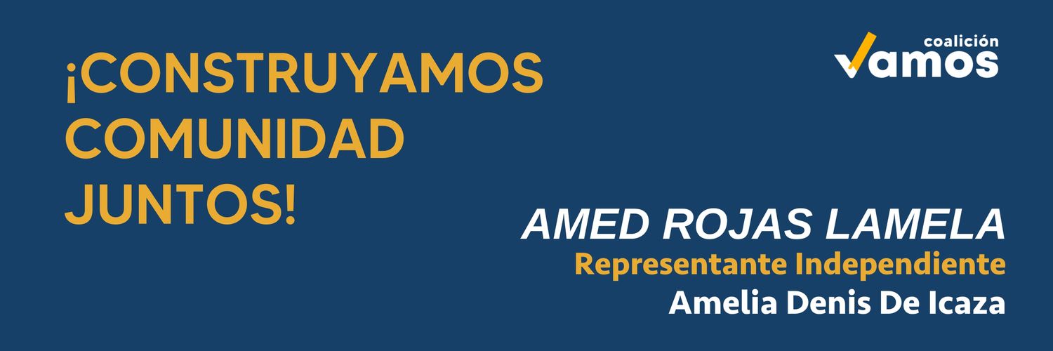 Amed A. Rojas Lamela banner