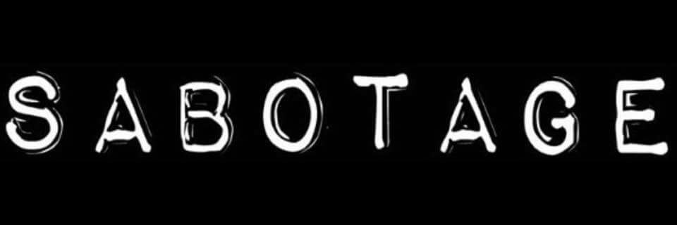 Sabotage banner