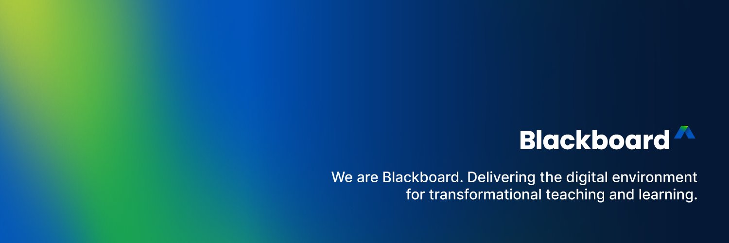 Blackboard banner