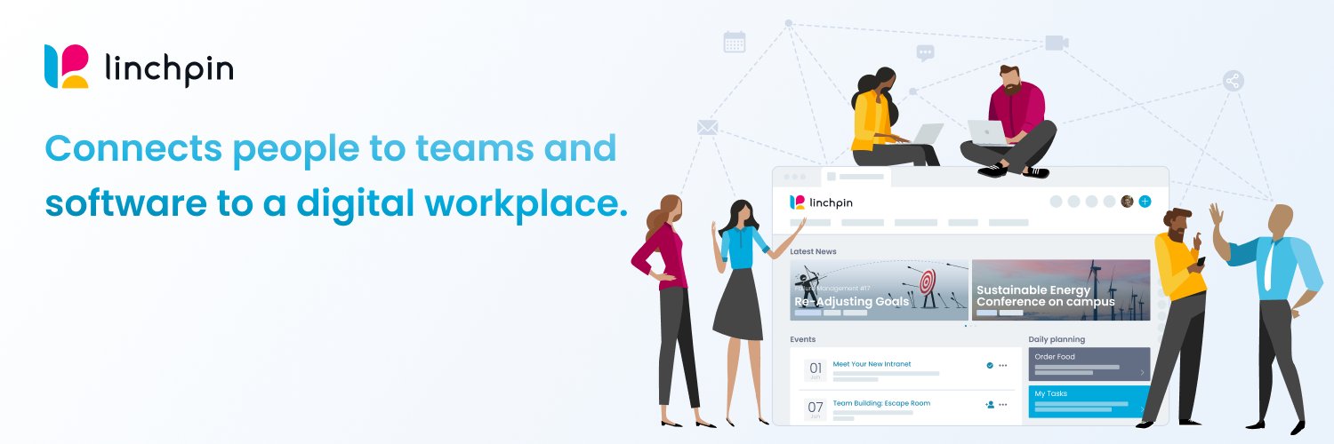 Linchpin – Social Intranet für dein Unternehmen banner