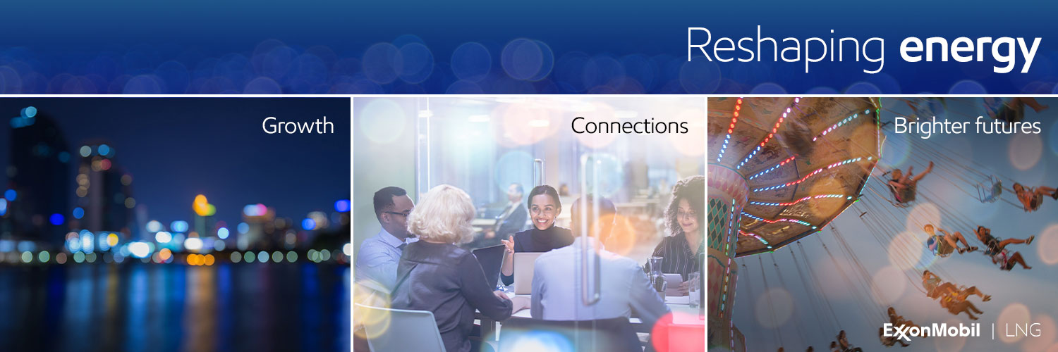 ExxonMobil LNG banner