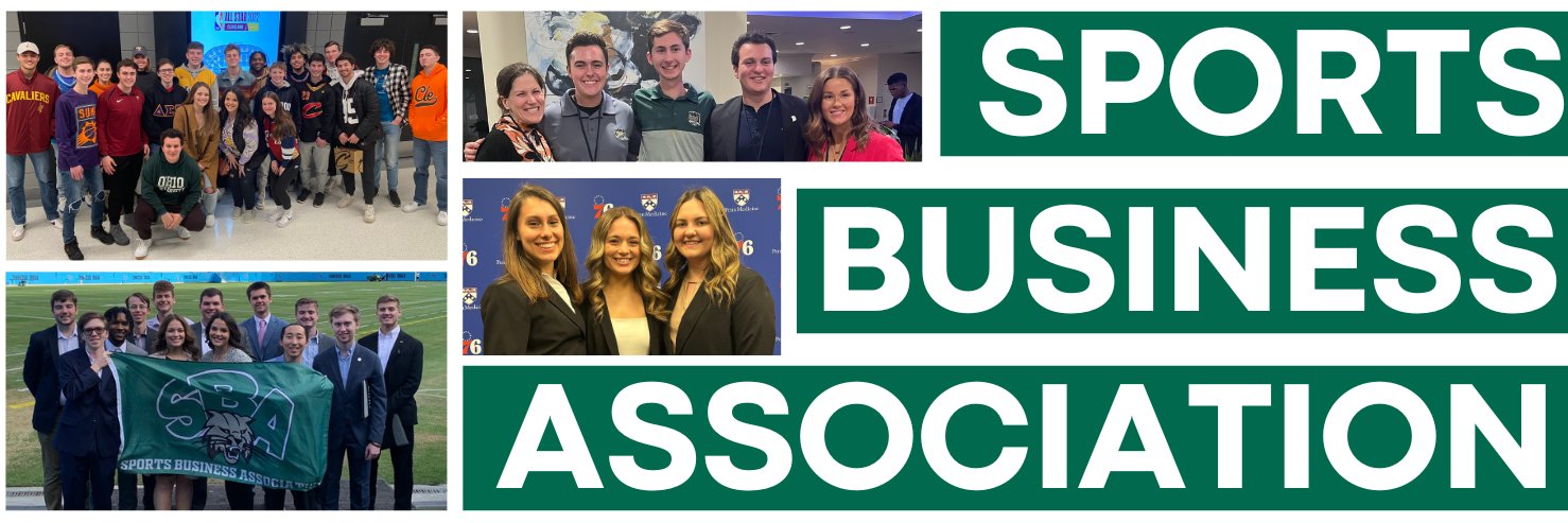Ohio University's Sports Business Association banner