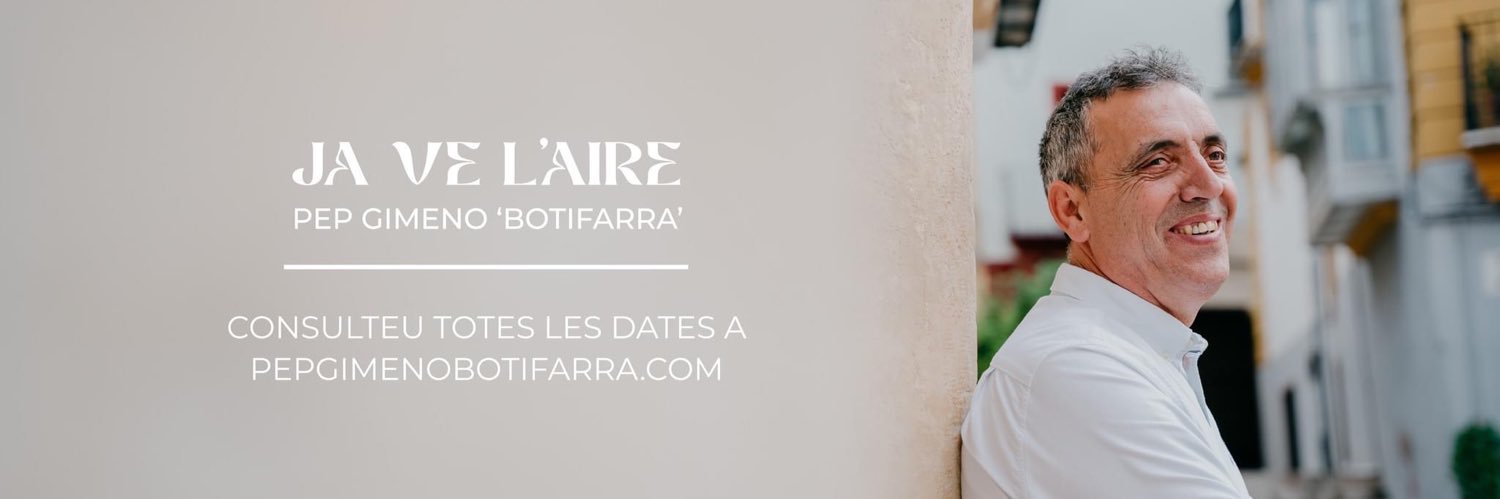 Pep Gimeno "Botifarra" banner