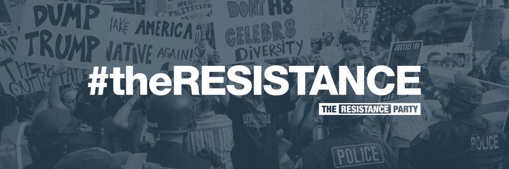The Resistance Party banner