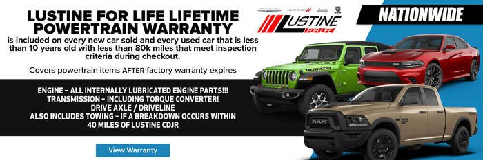 Lustine Chrysler Dodge Jeep RAM banner