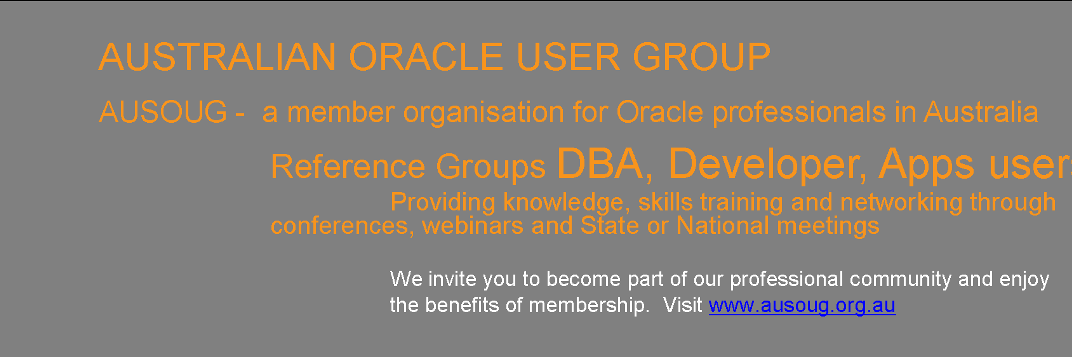 AUSOUG banner