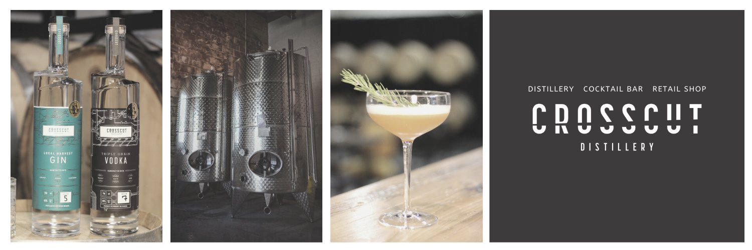 Crosscut Distillery banner