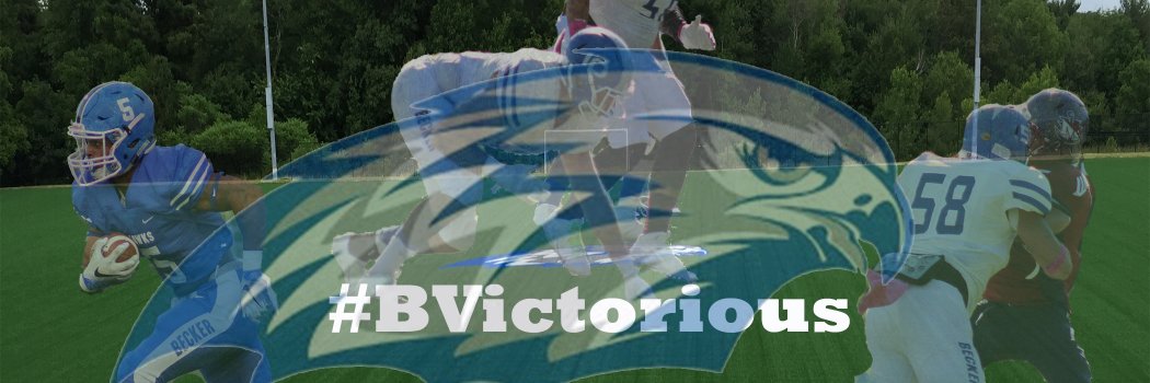 Becker Football banner