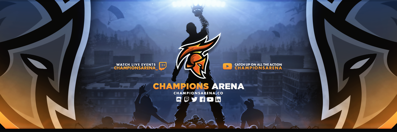Champions Arena banner