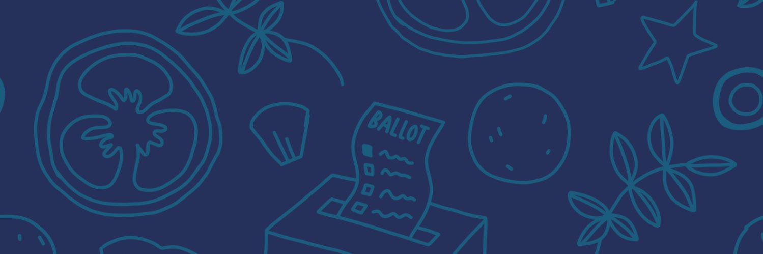 Pizza to the Polls's banner