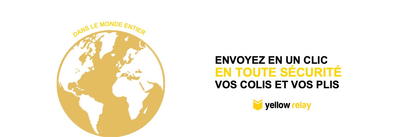 yellow relay banner