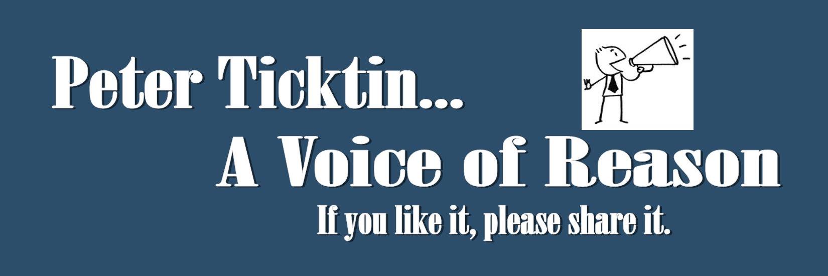 Peter Ticktin's banner