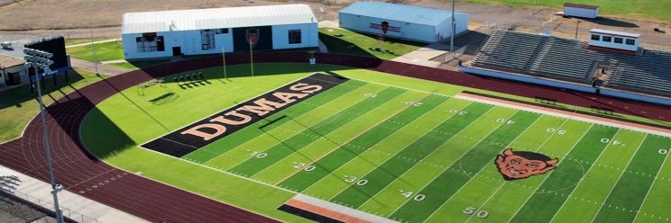 Dumas Track & Field banner