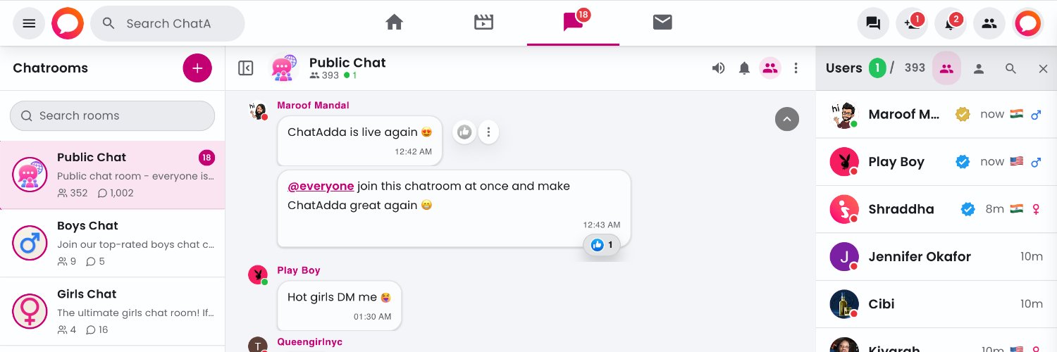 ChatAddacom's profile banner image