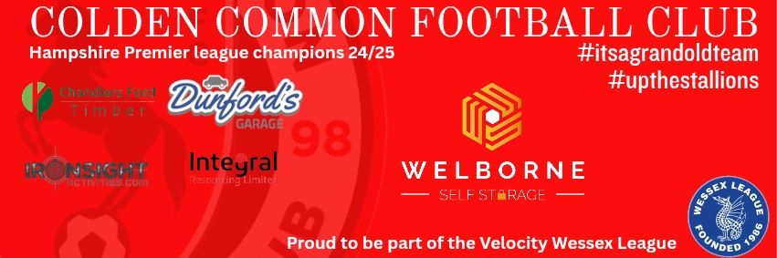 Colden Common FC banner