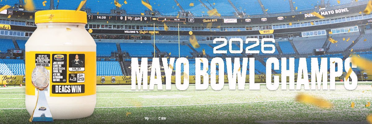 Wake Forest Football banner