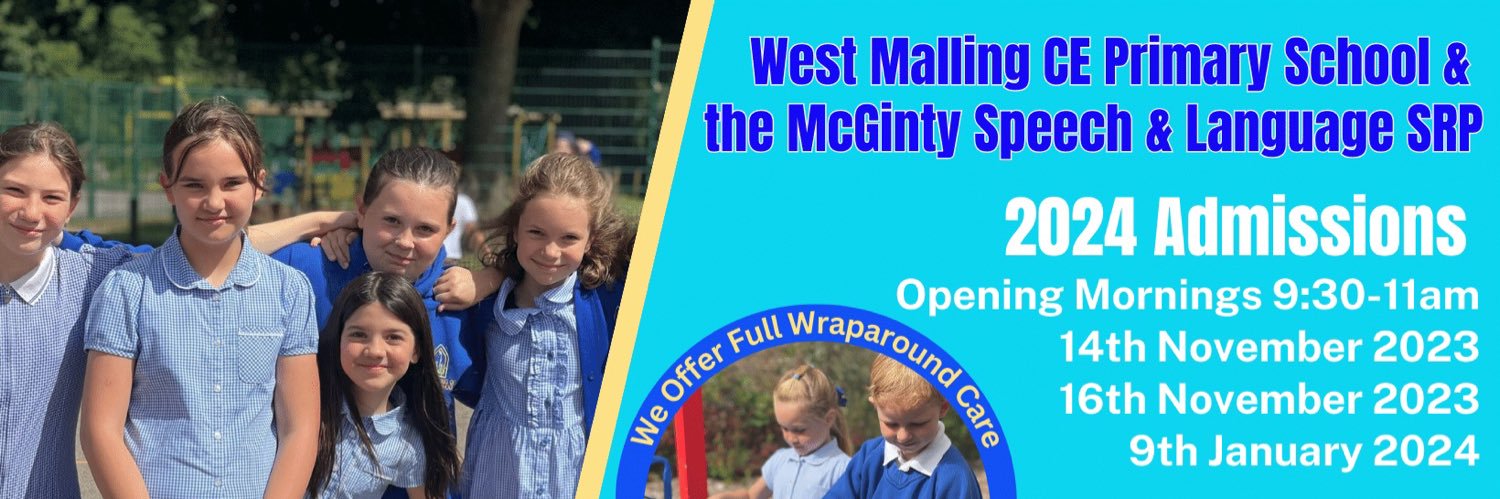 West Malling CE Primary School & the McGinty SRP banner