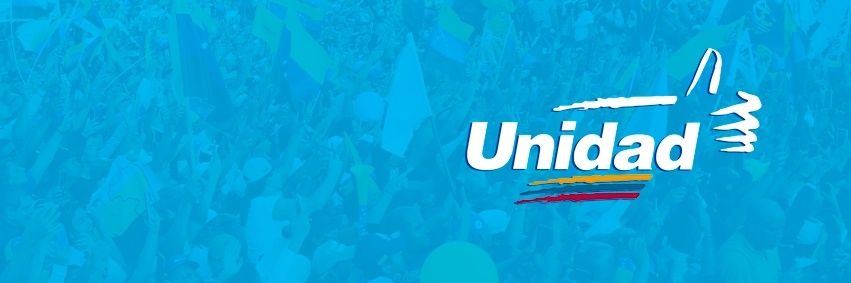 Unidad Venezuela's banner