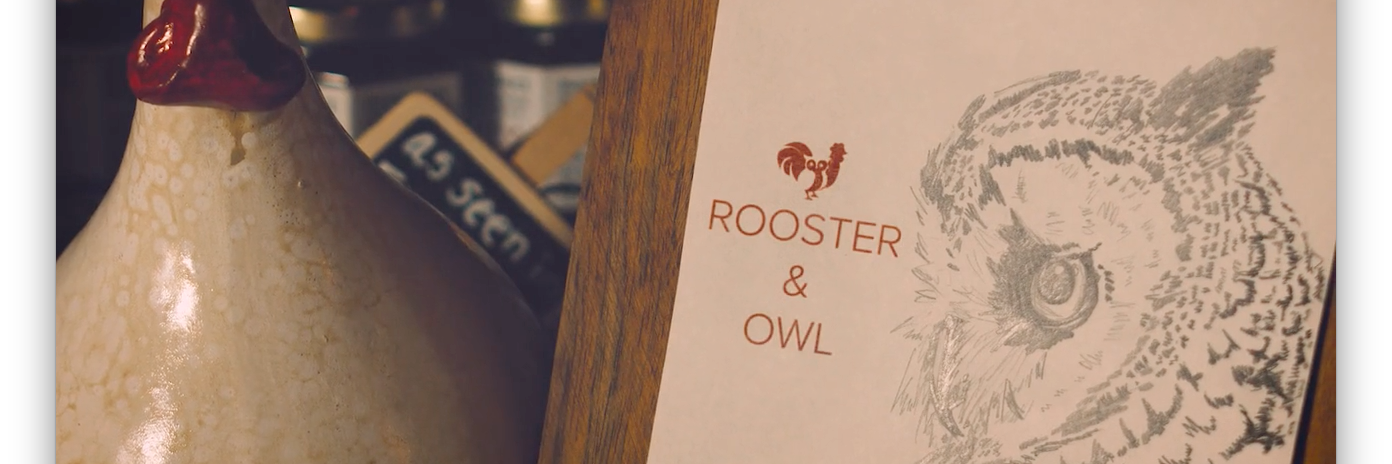 Rooster & Owl banner